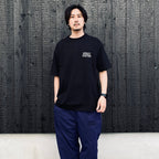 WASHED HEAVY WEIGHT CREW NECK T-SHIRT ( TYPE-8 ) #BLACK [26SS-WMT-WT09]