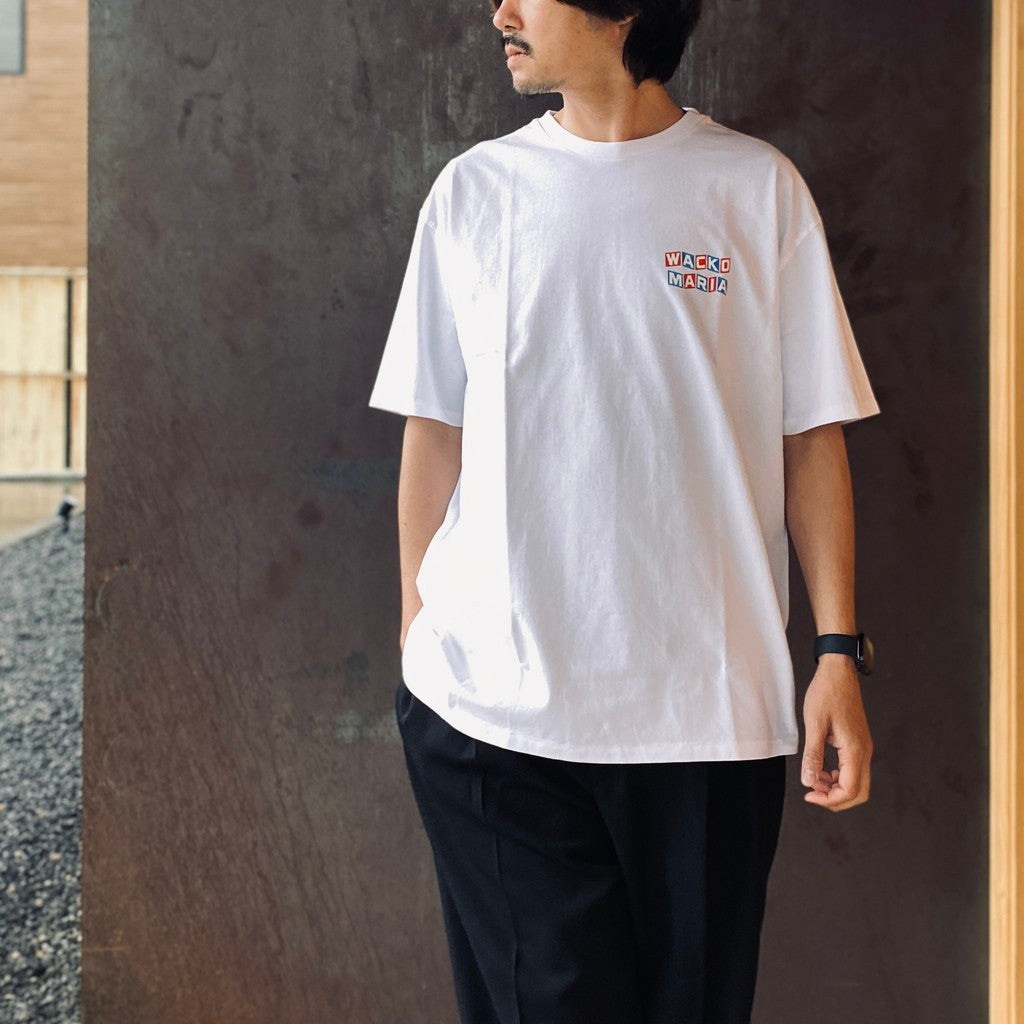 WASHED HEAVY WEIGHT CREW NECK T-SHIRT ( TYPE-10 ) #WHITE [26SS-WMT