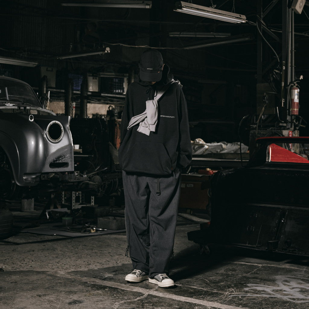 「G7-H1」陰影漆連帽衫#IRON [GOOPI-23AW-OCT-03]