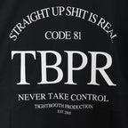 STRAIGHT UP S/S T-SHIRT - Quick Drying - #Black [SU25-T05]