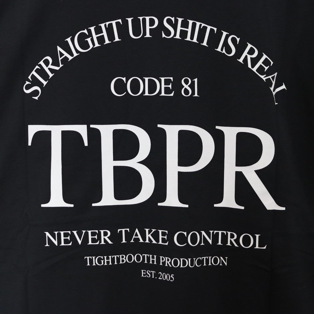 STRAIGHT UP S/S T-SHIRT - Quick Drying - #Black [SU25-T05]