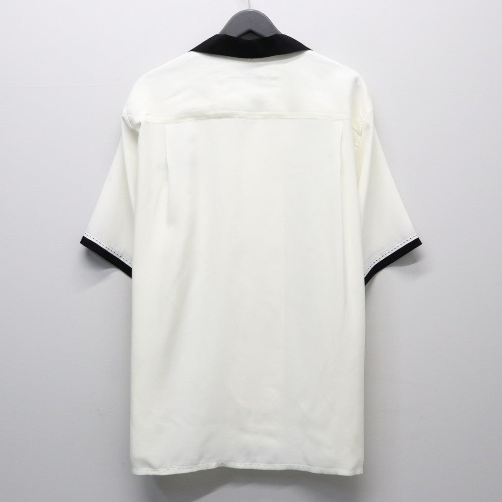 SWITCHING SHIRT S/S ( TYPE-2 ) #WHITE [26SS-WMS-OC08]