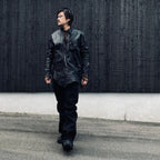 Rustic Edged Easy Rider's (VEGETABLE TANNING PIG LEATHER) #BLACK [M-P1-LW3]