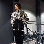 LEOPARD BOA TRACK JACKET #OFFWHITE [23FW-WMO-TJ01]