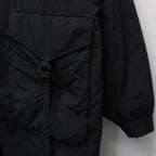 GARMENT DYE DOWN MA-1 LONG COAT #Black [FST09252U0001]