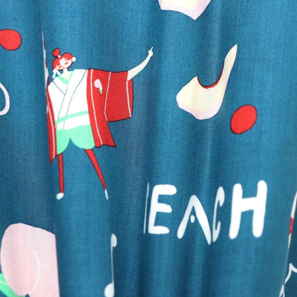 PEACH L/S #NAVY [AW25_AWA03-1] – cocorozashi