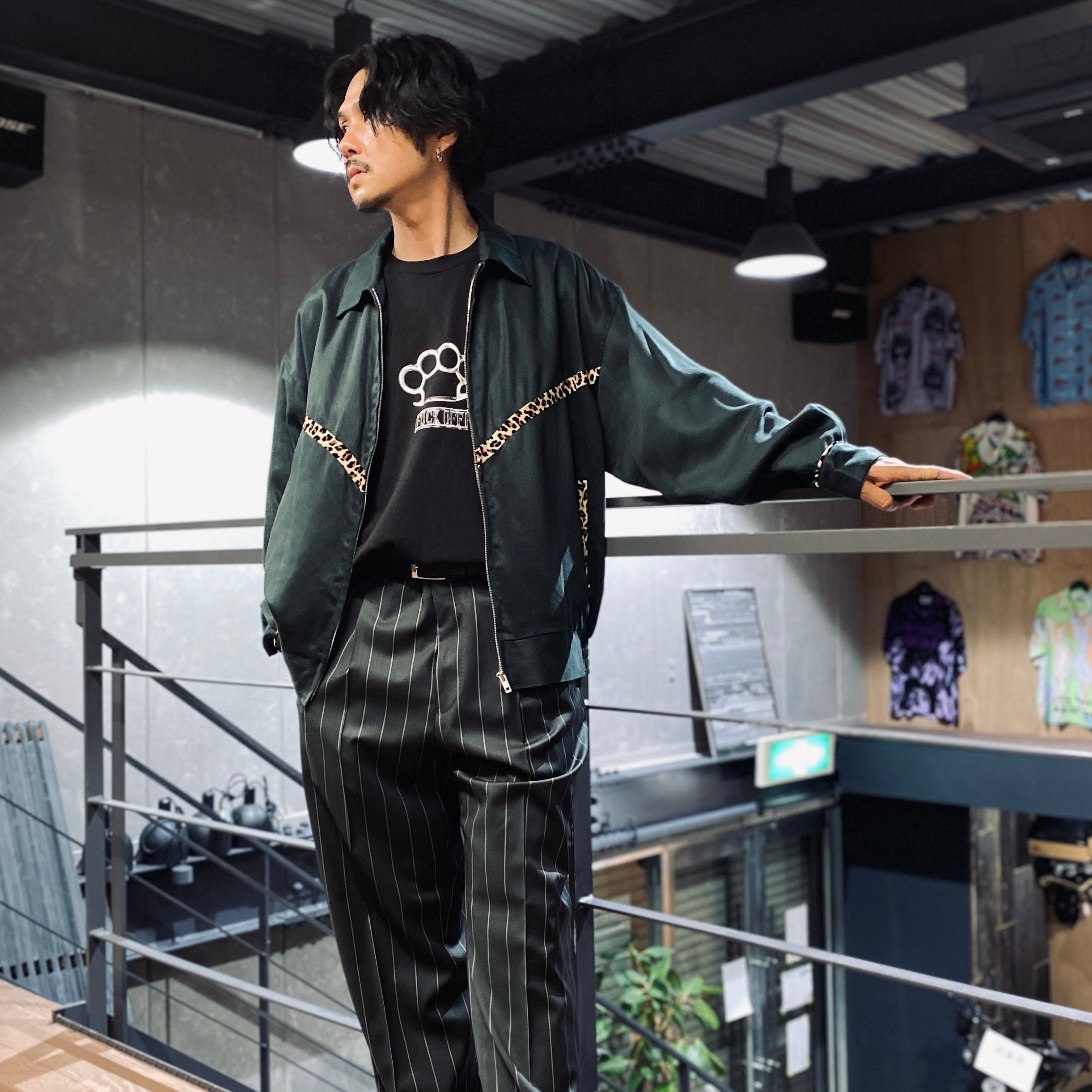 JOHNNY | CREW NECK T-SHIRT #BLACK [JOHNNY-WM-TEE01]