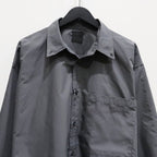 TECH BUTTON DOWN SHIRT L/S #CHARCOAL [BE-80025]