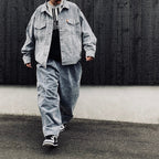 FLOCKY DENIM JAKCET #Blue [FW26-JK11]