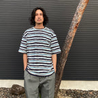 邊框 T 卹 #NAVY [SC2410-CT05]