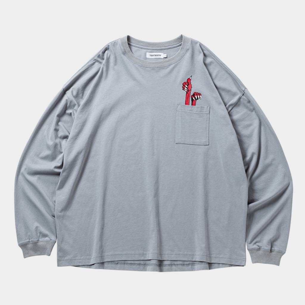 DEADKEBAB 長袖T卹 #灰色 [FW25-T02]