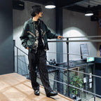 DOUBLE PLEATED TROUSERS #BLACK [23FW-WMP-TR21]