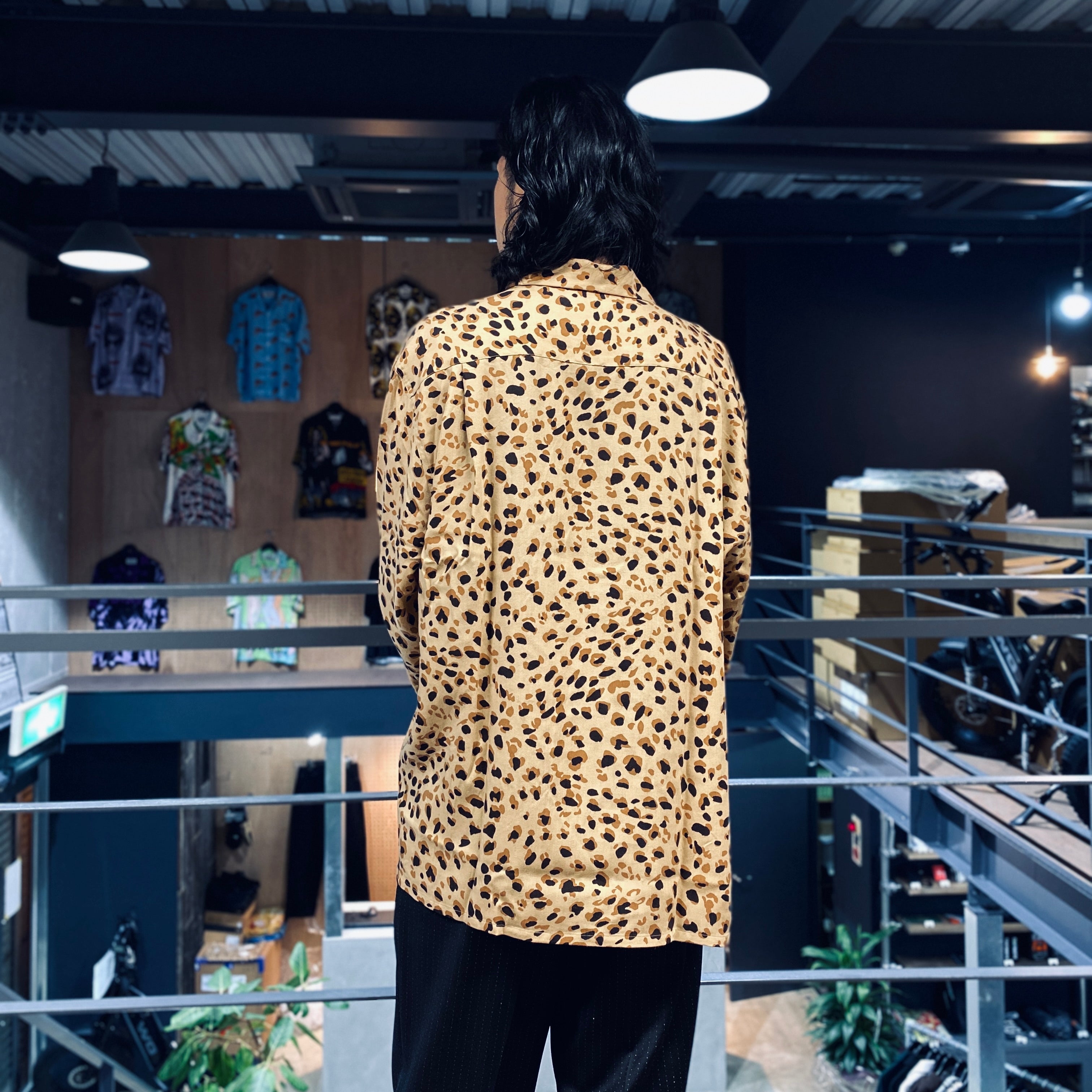 HAWAIIAN SHIRT L/S -TYPE 3- #BEIGE [23FW-WMS-HI06]