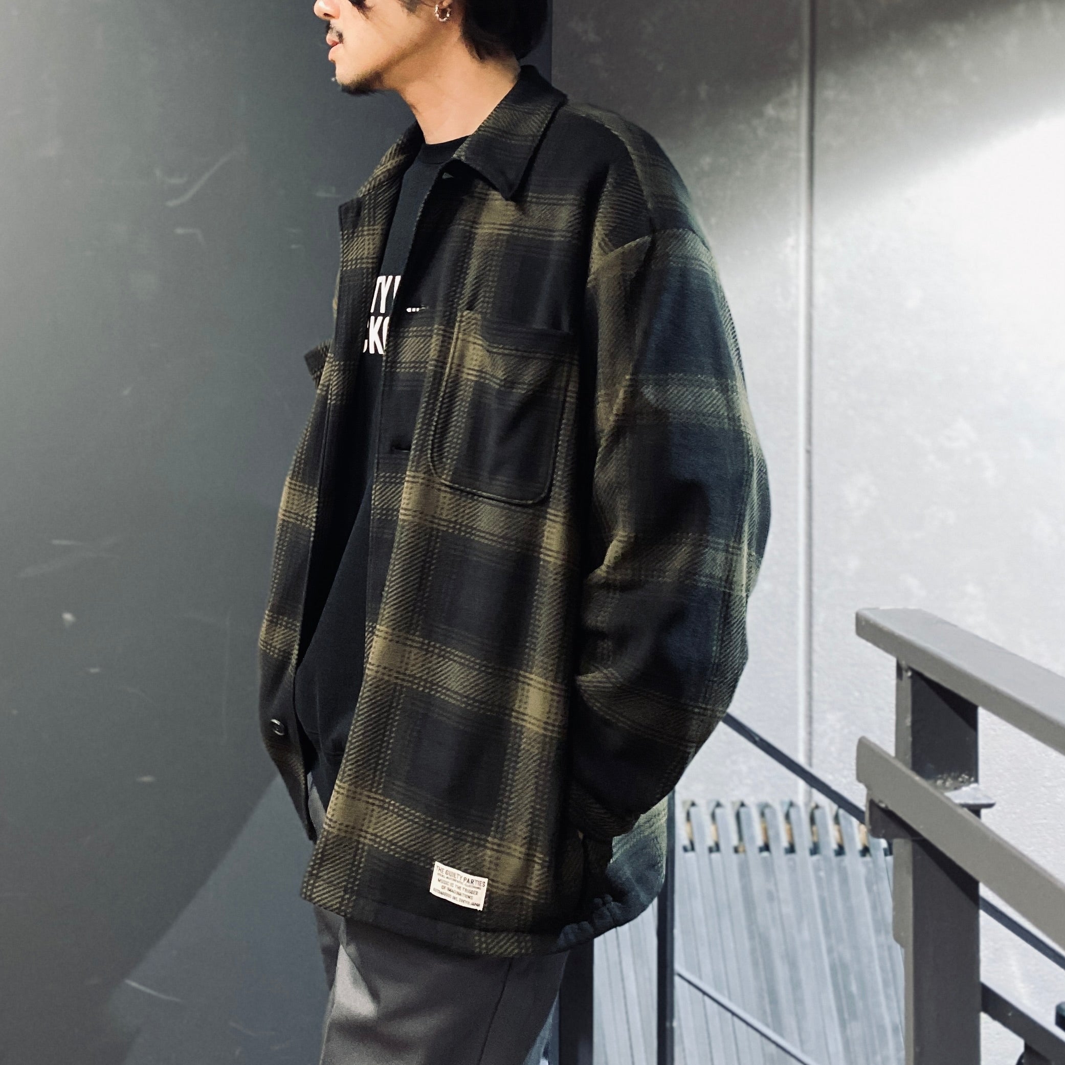 POLARTEC | FLEECE SHIRT #KHAKI [23FW-WMO-BL13]