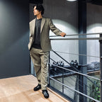 PLEATED TROUSERS -TYPE 2- #GRAY [23FW-WMP-TR05]