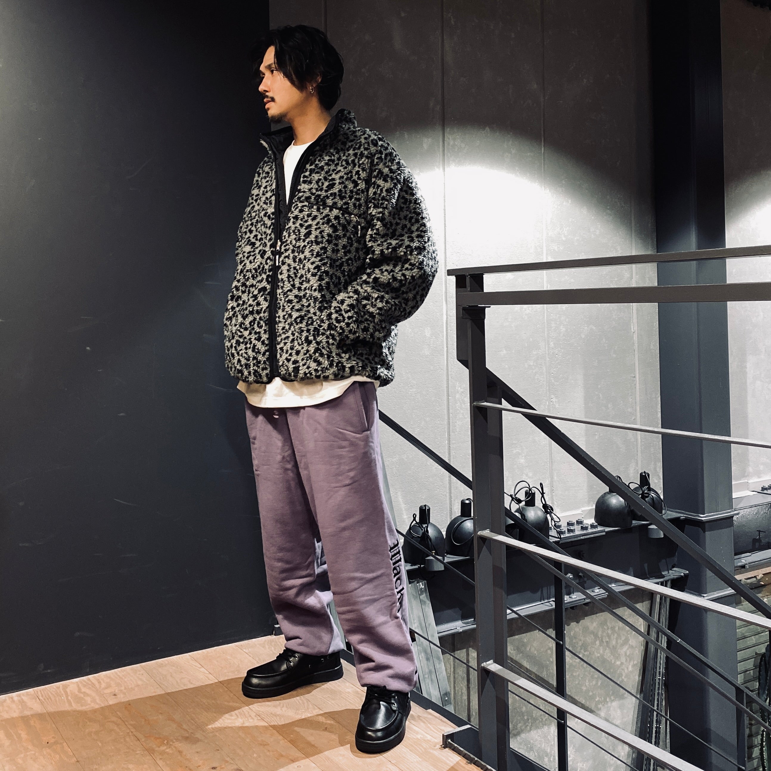 MIDDLE WEIGHT SWEAT PANTS #PURPLE [23SS-WMC-SP02]