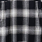 OMBRE CHECK OPEN COLLAR SHIRT L/S ( TYPE-1 ) #GRAY [24FW-WMS-OC01]
