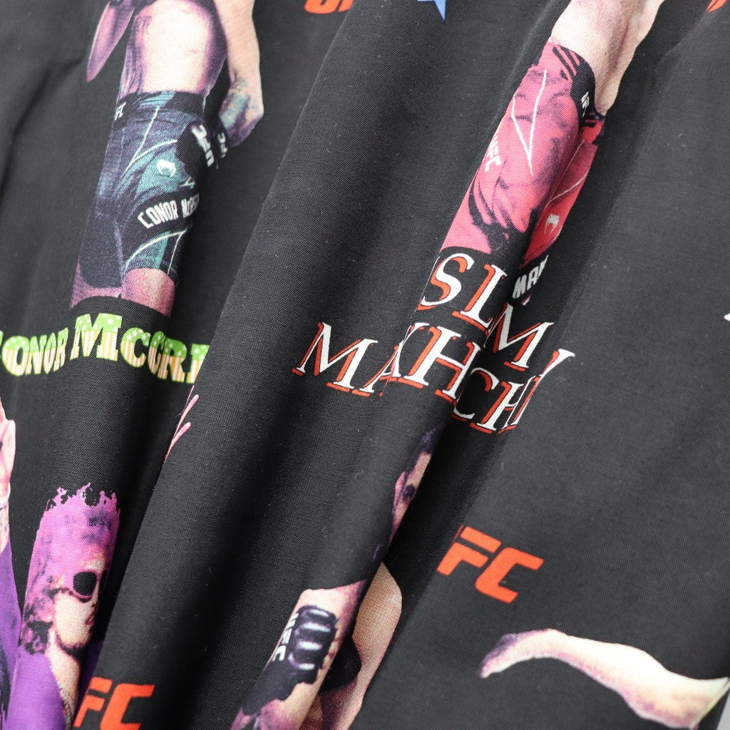 UFC | S/S HAWAIIAN SHIRT ( TYPE-1 ) #BLACK [UFC-WM-HI01]