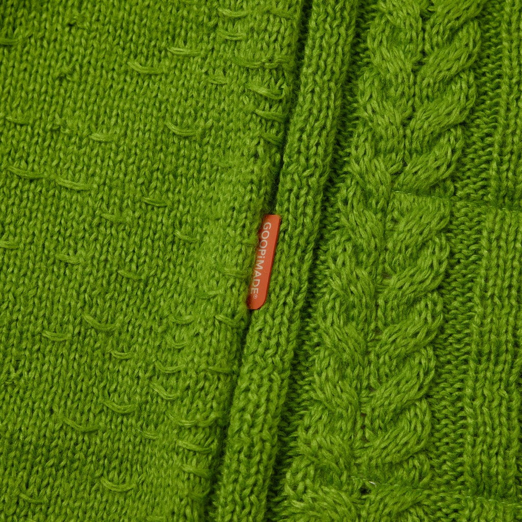 "8SE-03K" 蒙太奇拼接針織毛衣 #NEON [GOOPI-24AW-DEC-05]