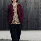 MOHAIR CARDIGAN #BURGUNDY [26FW-WMK-KN09]