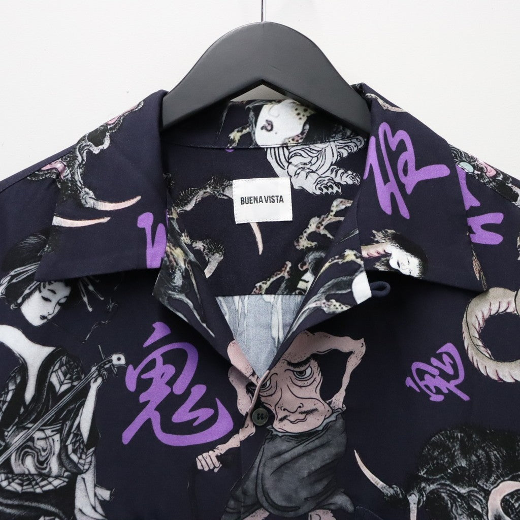 百鬼夜行 shirt L/S #Navy [BV-SH2600230]