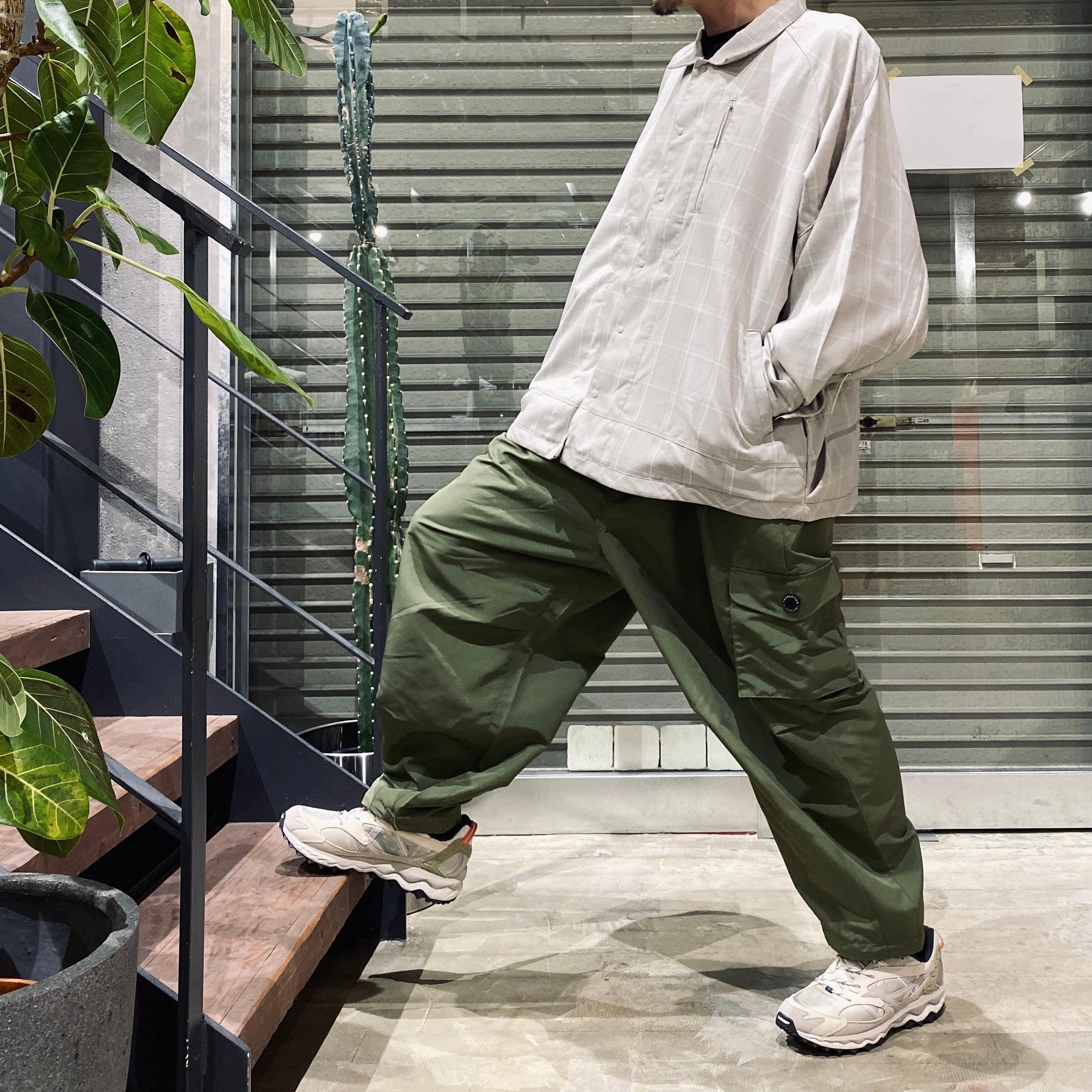 T-65 BALLOON CARGO PANTS #OLIVE [FW23-B04]