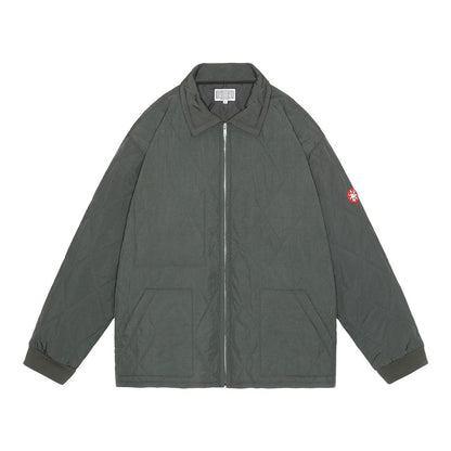 QUILT ZIP JACKET #CHARCOAL [CES26JK10]