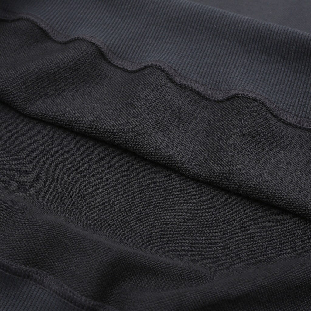 BIO WASHED EASY SWEAT SHIRTS #ASH CHARCOAL [HOD25AWSWESS]