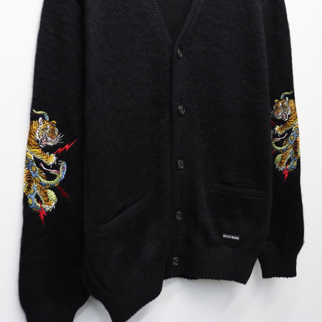 トップス WACKO MARIA 21fw Mohair Cardigan Black S WACKO MARIA(ワコマリア) / MOHAIR KNIT CARDIGAN BLACK