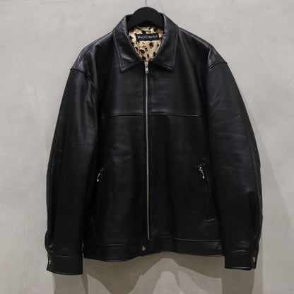 SINGLE RIDERS LEATHER JACKET (TYPE-2) #BLACK [24FW-WMO-BL06]