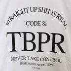 STRAIGHT UP S/S T-SHIRT - Quick Drying - #White [SU25-T05]