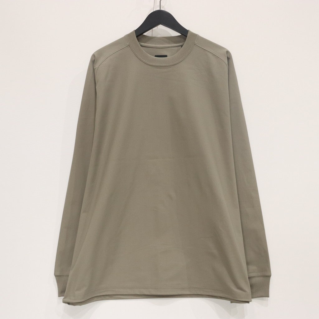 TECH LIGHTWEIGHT L/S TEE #WOLF GRAY [BE-30025]