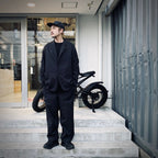 TECH TRAVEL PANTS #BLACK [BP-63025]