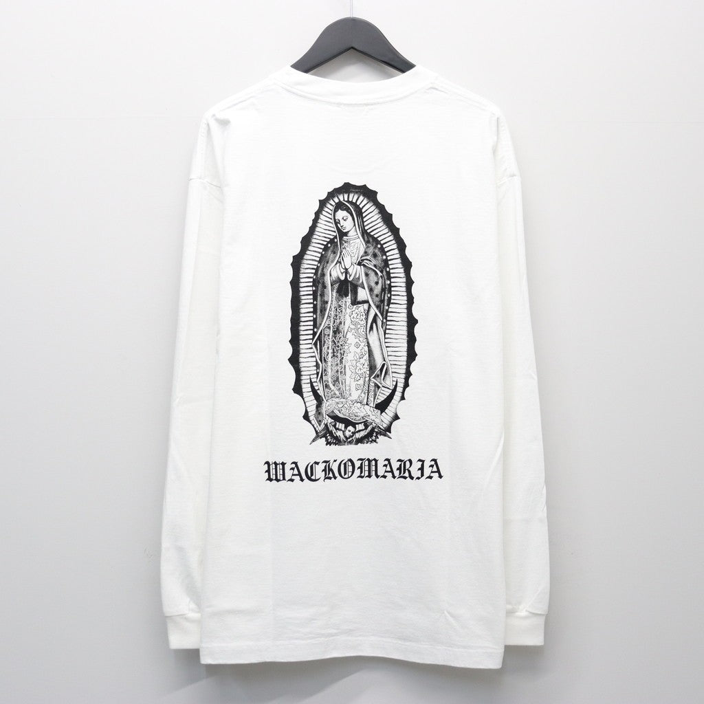 TIM LEHI | WASHED HEAVY WEIGHT CREW NECK LONG SLEEVE T-SHIRT