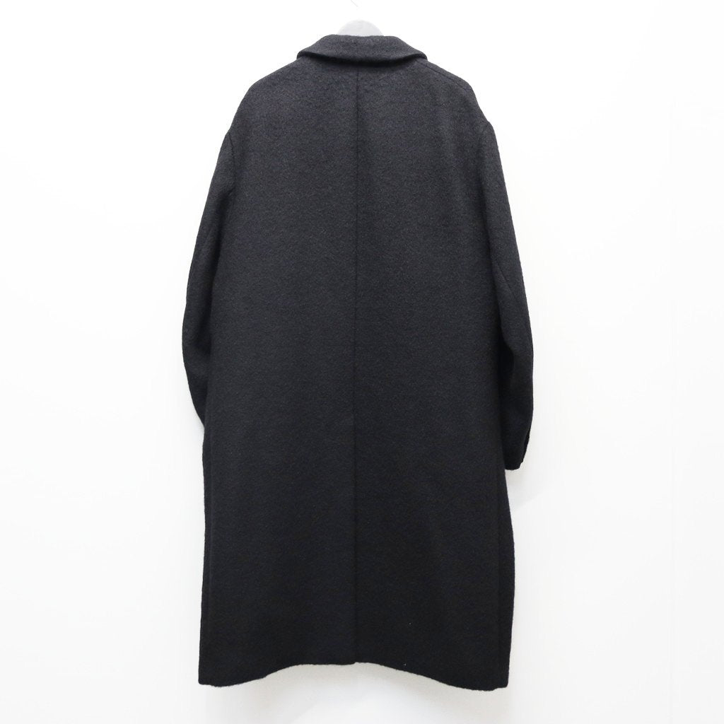 BAL COLLAR COAT ( TYPE-2 ) #BLACK [25FW-WMO-CO02] - cocorozashi