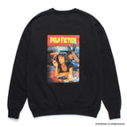 PULP FICTION | CREW NECK SWEAT SHIRT ( TYPE-5 ) #BLACK [PF-WM-SS11]