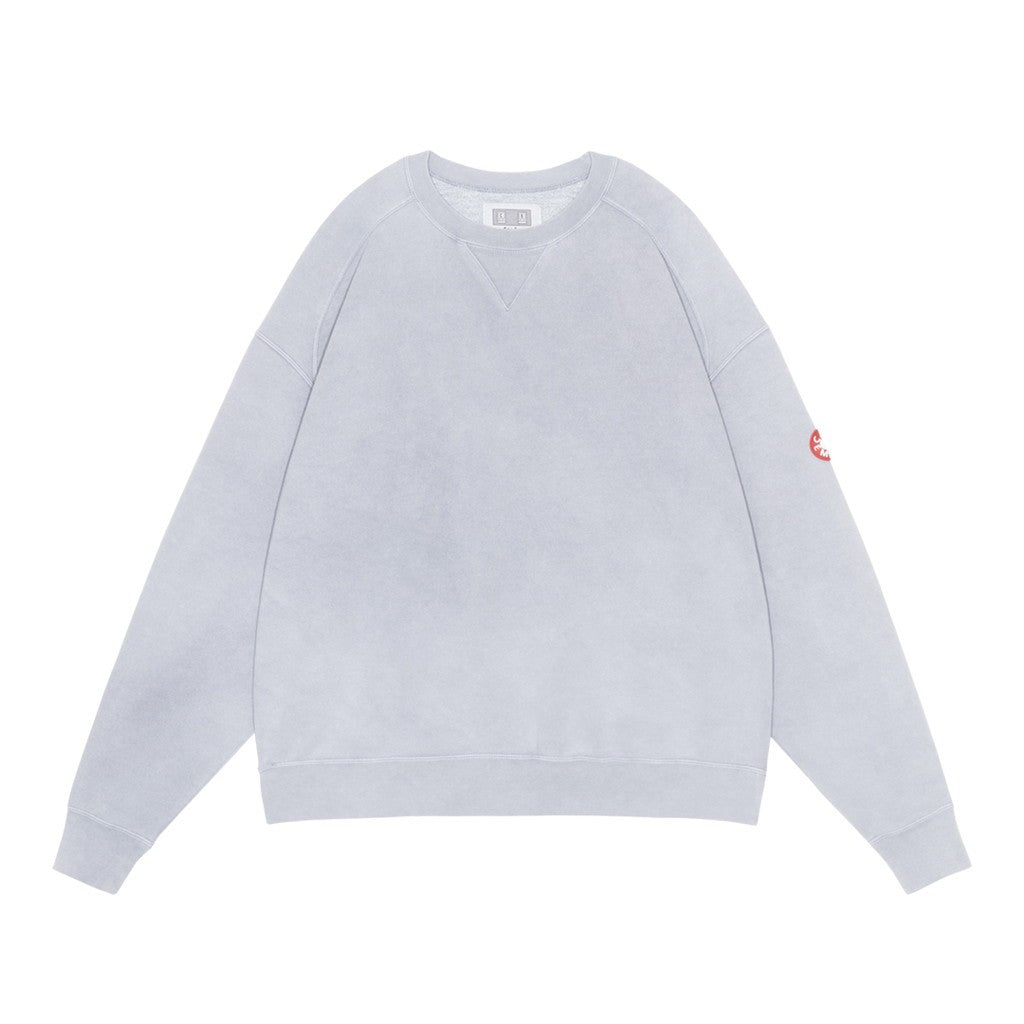 OVERDYE PANEL SHOULDER CREW NECK #GREY [CES30CS10]