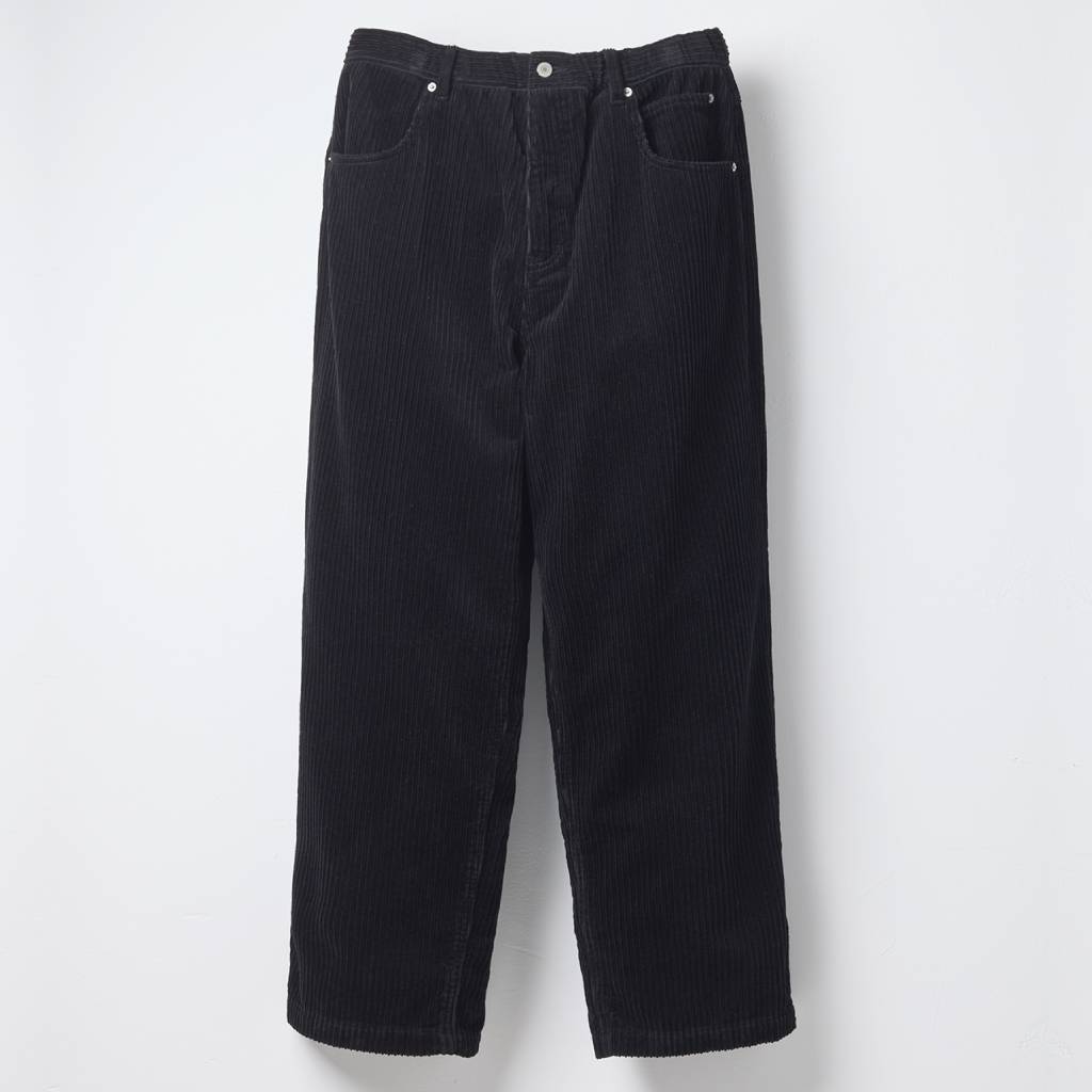 Corduroy Baggy Jeans #Black [SD26F-PT06]