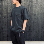 DYED POCKET HALF SLEEVE TEE #DARK GREY [HOD26-01-TS002]