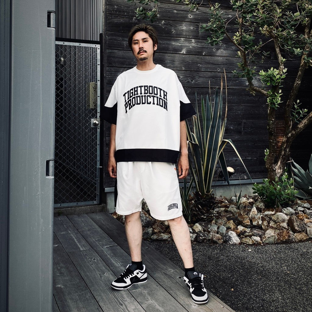 COLLEGE DOBBY S/S T-SHIRT #White [SU25-T01]