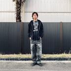 美國空軍鷹圖案長袖T卹（做舊款）#做舊黑色 [BW252-UAL]