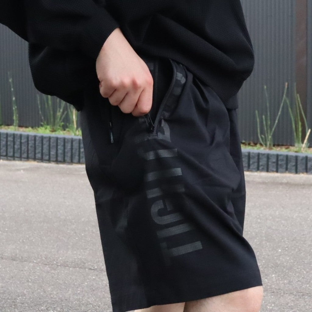 LABEL LOGO BOARD SHORTS #Black [SU25-B07]