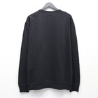 LIGHT FLEECE CREWNECK SWEATSHIRT #BLACK 999 [RCCMSS711A-002246G]