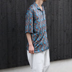 JULIEN OPEN S/S SHIRT #Turquoise [26SS-S02]