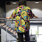 HAWAIIAN SHIRT S/S -TYPE 5- #BLACK [24SS-WMS-HI05]