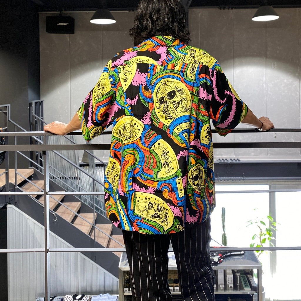 HAWAIIAN SHIRT S/S -TYPE 5- #BLACK [24SS-WMS-HI05]