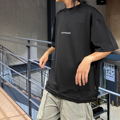 "DE-05" Oversized Logo Tee #SHADOW [GOOPI-24SS-AUG-03]