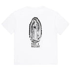 WASHED HEAVY WEIGHT CREW NECK T-SHIRT ( TYPE-1 ) #WHITE/BLACK [26FWE-WMT-WT01]