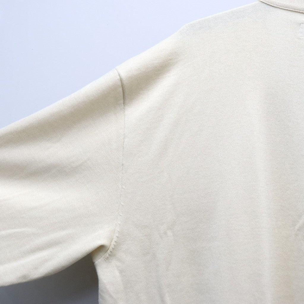 COTTON KNIT CARDIGAN ( TYPE-1 ) #IVORY [26FWE-WMK-KN03]