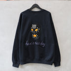 CREW NECK SWEAT SHIRT (TYPE-1) #BLACK [24FW-WMC-SS12]